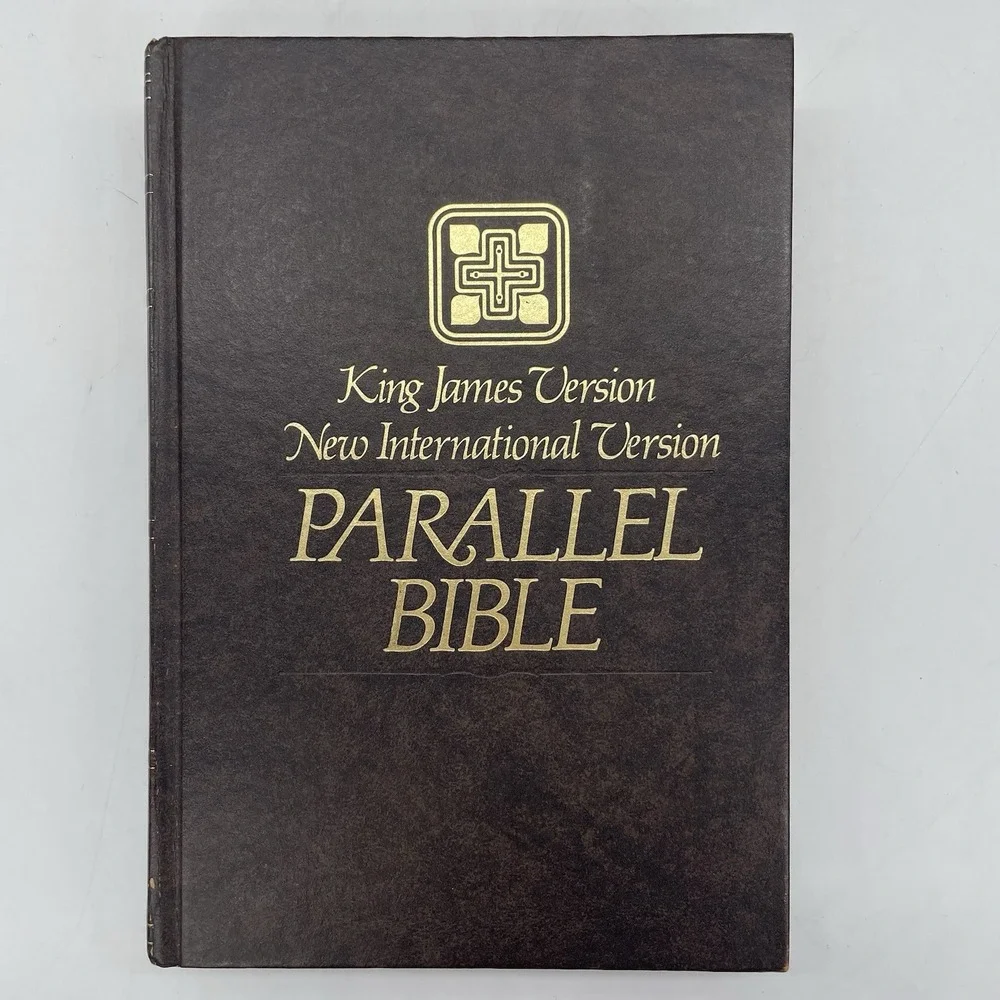 NIV/KJV Parallel Bible 1986 Third Printing Zondervan Bible Publishers‎ Hardcover